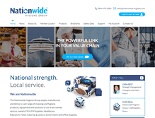 Tablet Screenshot of nationwide-hygiene.com